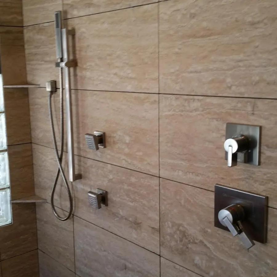 Shower fixture installation for Water Heater Replacement in Las Flores